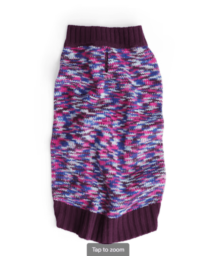 YOULY Burgundy Cat Sweater, Large/X-Large